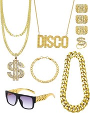 80s 90s Rapper Fake Gold Chain