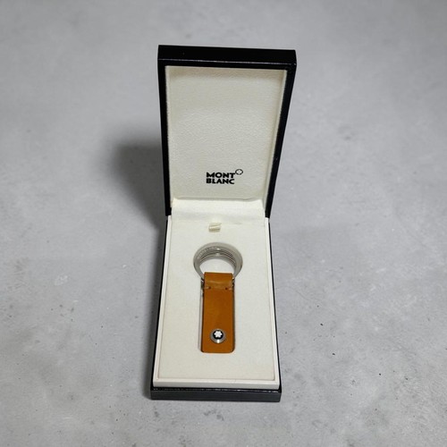 Montblanc leather key fob - key,