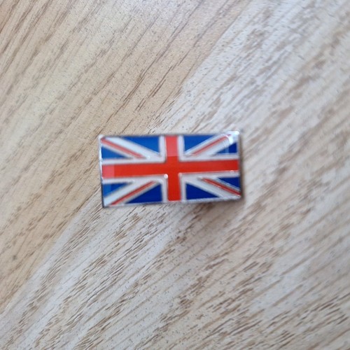 Union jack flag lapel - :, pin