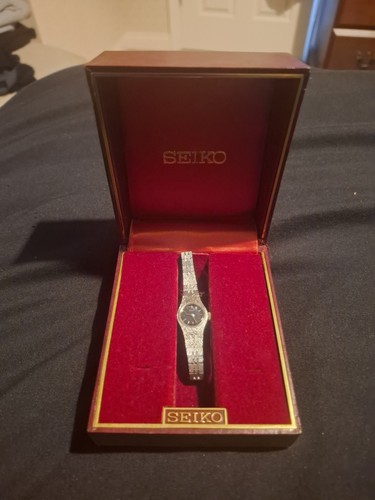 Seiko watch women 16mm blue - watch,