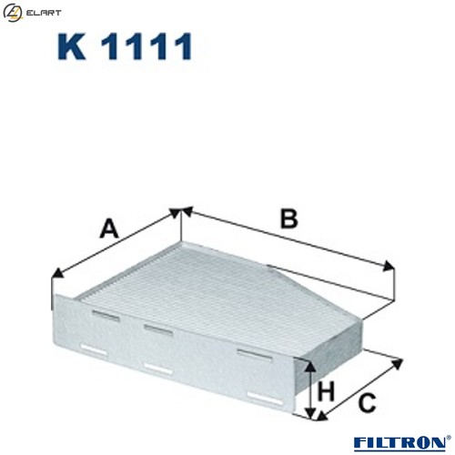 Filter cabin air - 1111, for