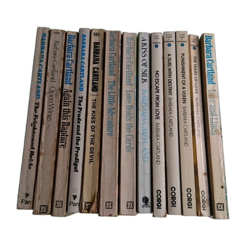13x barbara cartland - barbara, paperback