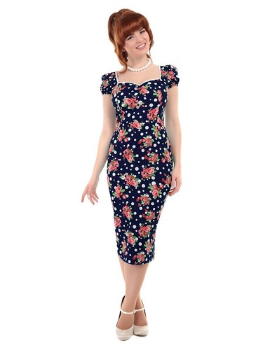 50s style wiggle pencil dress - style, wiggle/pencil