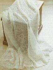 Baby Vintage Cobweb Shawl/Shetland Knitting Pattern 1 ply    188