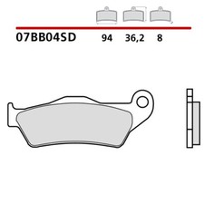 Brembo Front Brake Pads KTM SX