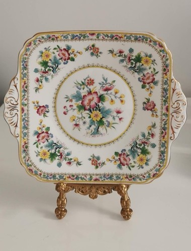 Vintage foley ming rose square - rose,