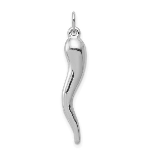 14k white gold hollow italian - 14k,