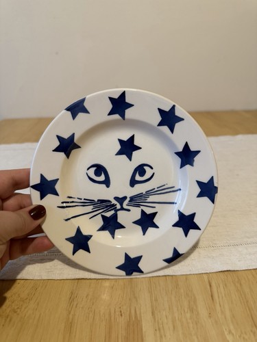 Emma bridgewater blue star - blue, cat
