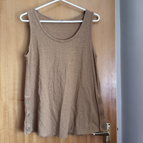 Poetry brown cotton linen - brown,