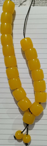 Yellow islamic misbaha - yellow,