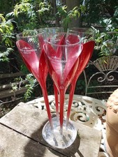 Set of 4 Moet & Chandon Red