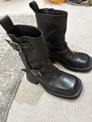 Miista renate black leather - renate,