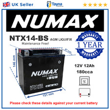AGM Motorbike Battery for