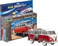 REVELL - Model set VOLKSWAGEN T1 Samba bus with painting to assemble - 1/24 -...