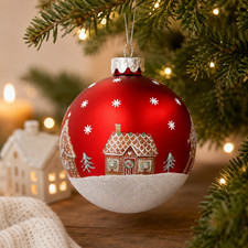 Gisela graham red gingerbread - red,