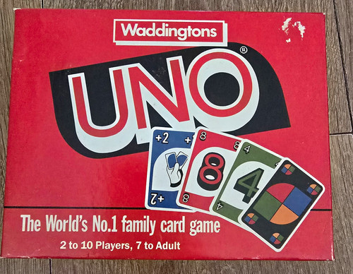 Vintage waddingtons uno family - vintage,