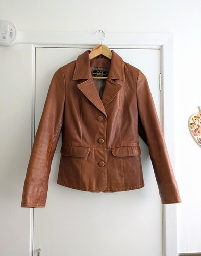 Vintage real leather - vintage, tan