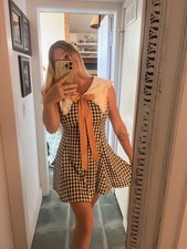 60s 70s mod mini dress black