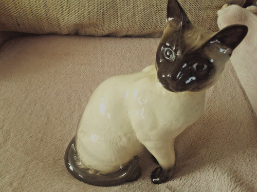 Beswick siamese cat - siamese, tall