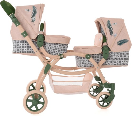 Eco twin dolls pram - twin, adjustable