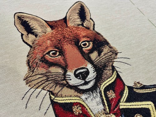 Fox panel fabric christmas - panel,