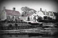 A4 Photo Northumberland Seaton Lodge Seaton Sluice Cottages From River