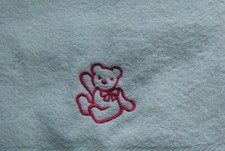 Personalised face flannel  teddy design, Ideal Gift price £ 3.50 inc P&P