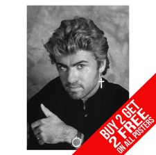GEORGE MICHAEL POSTER EE11 PRINT A4 / A3 SIZE - BUY 2 GET ANY 2 FREE!
