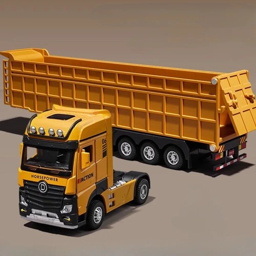 Diecast dump truck model - diecast,