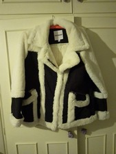 Steve Madden Fur Coat Black