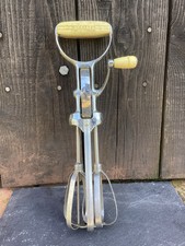 Prestige Rotary Hand Whisk Egg Beater Stainless Steel Plastic Handle Vintage