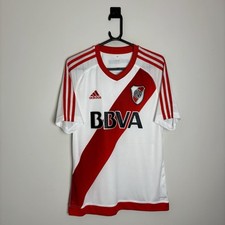 River Plate Football Shirt Jersey 2016/17 Home (M) 0552