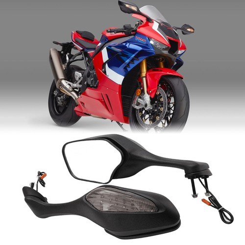 Motorcycle side mirror - motorcycle, led