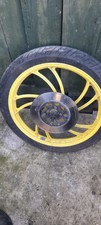 yamaha mk1 rd 125 lc front wheel good pirelli tyre spares project  rd125 ypvs