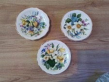 Regency Heritage Collection Flowers Pin Trays x3