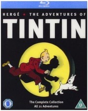 Adventures of Tintin - 5 Disc Blu-ray Kids Childrens Bluray Boxset Box Set