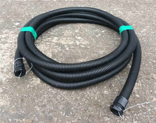Black 25mm flexible conduit - conduit, 6
