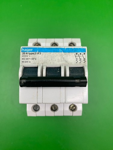 Hager m320 20a type - hager, m3