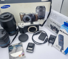 Samsung NX300 18-55 mm/50-200 mm Lens Kit with Accessory Package Original Packaging