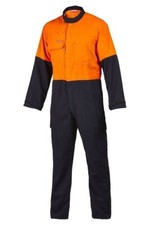 HARD YAKKA Tecasafe Plus Fire Resistant Two Tone Safety Work Overalls (Y00302)