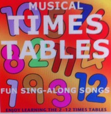 Children's Singalong Learn Times Tables CD Improve Maths Multiplication Free P&P