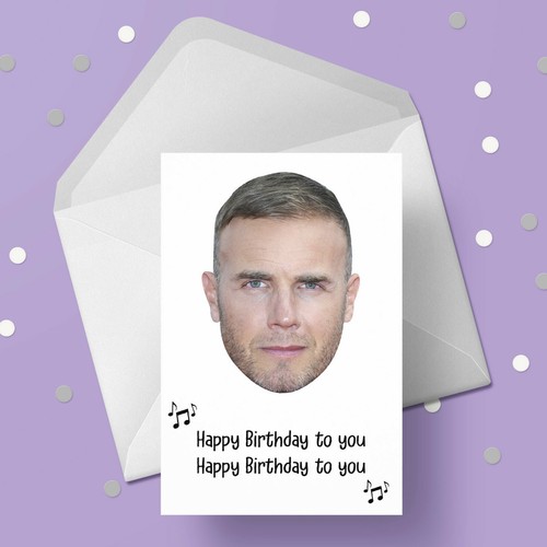 Gary barlow birthday card - card, 02