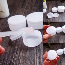 White Plastic PP Cosmetic Jars