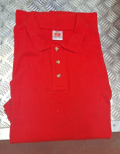 Hanes Heavyweight Polo T-Shirt Red XXLarge