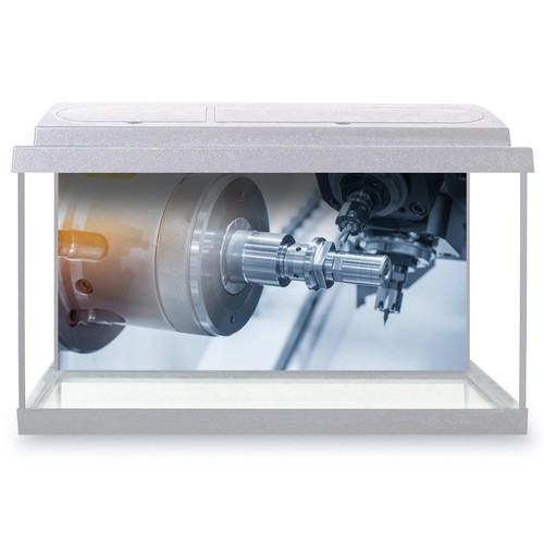 Fish tank background cnc lathe - fish,