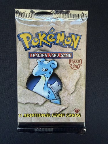 Sealed pokemon fossil 1st - pokemon,