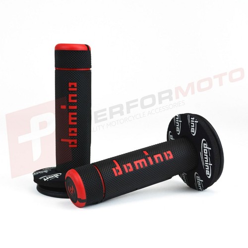 Domino a020 black red - black, &
