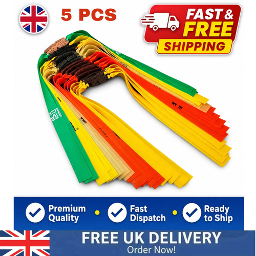 Flat rubber bands - 5,
