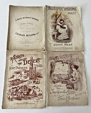 Lot of 4 Antique Victorian /