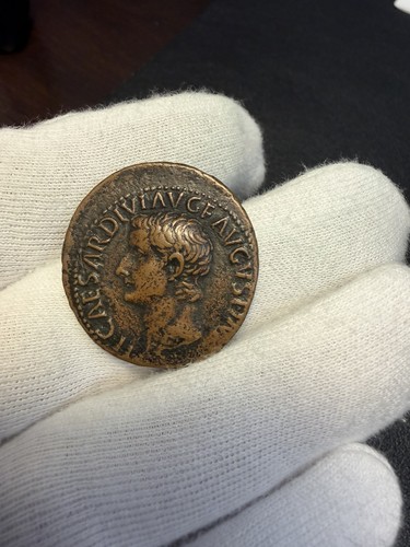 Tiberius bronze roman - tiberius, ae/as